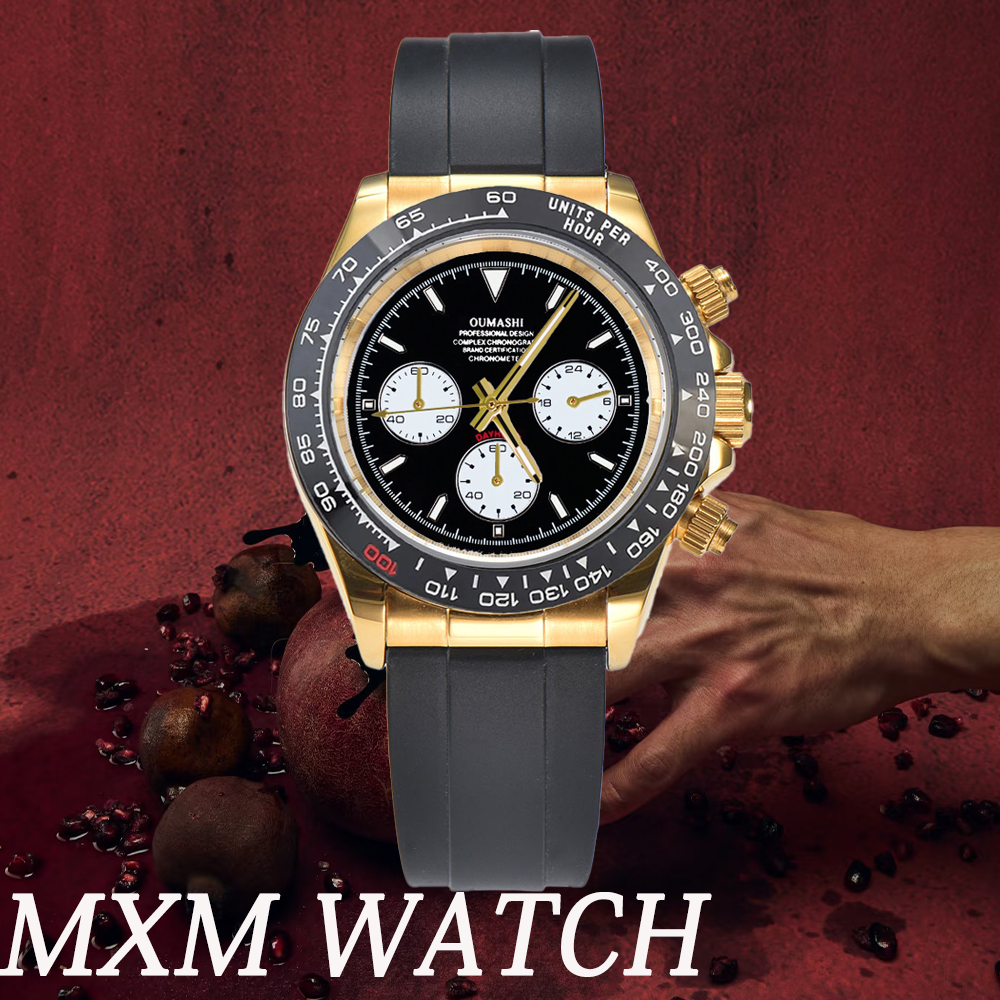 Leather Watch Strap - customized vk63 WATCH 39.3MM Vk63 Quartz
