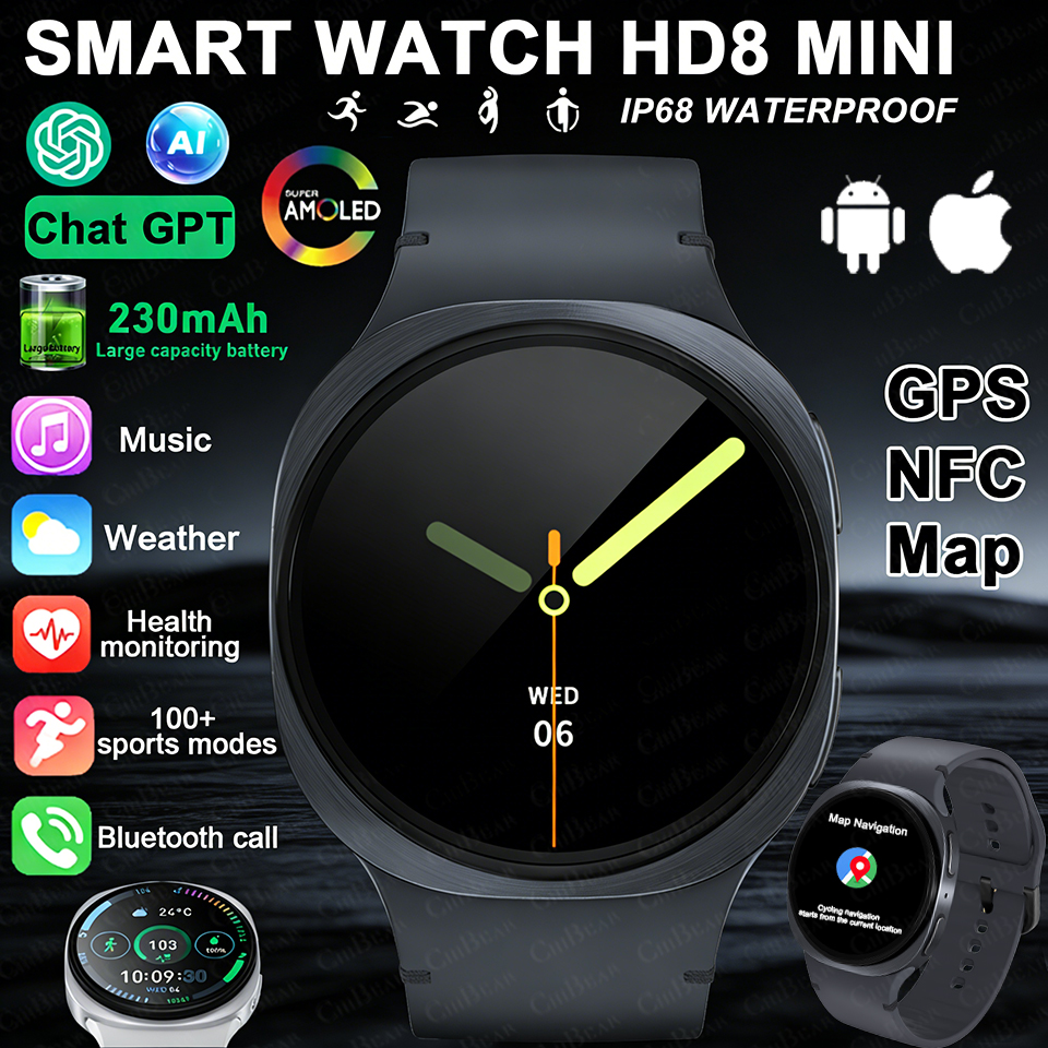 Smartwatch Health Watches For Men - 2026 New Watches 8 Mini GPS