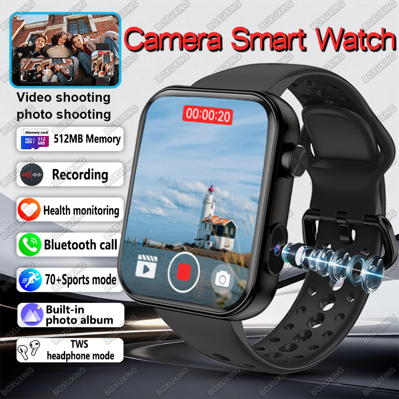 Smartwatch Health Watches For Men - New Camera SmartWatch Men Women Photos