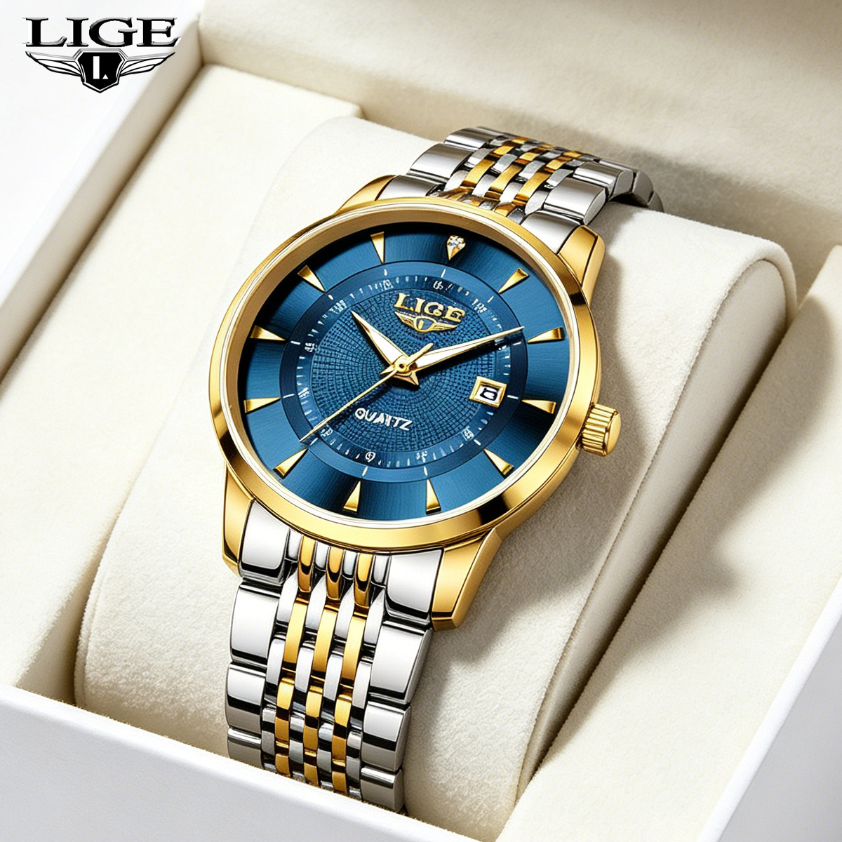 Anti-Magnetic Watch - LIGE New 2025 Luxury Man Watch