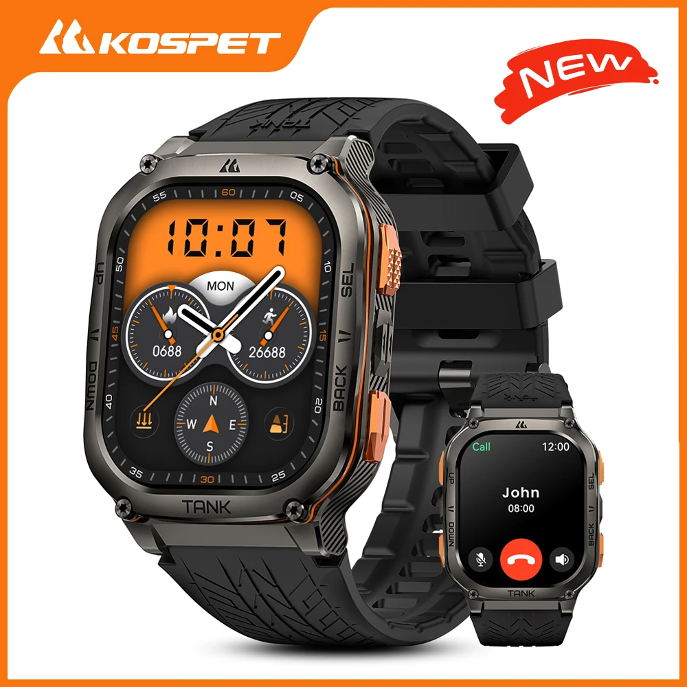 Smartwatch Health Watches For Men - 2025 KOSPET TANK M3 Ultra GPS