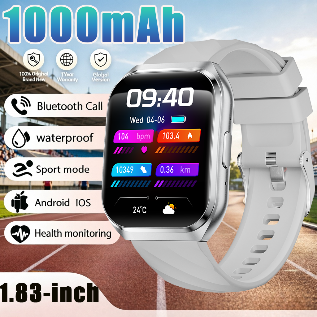 Smartwatch Health Watches For Men - 2026 NEW Smartwatch 1000mAh Large battery