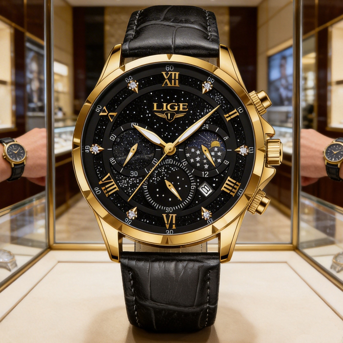 Smartwatch Army Watches For Men - LIGE 2025 Top Luxury Brand Men