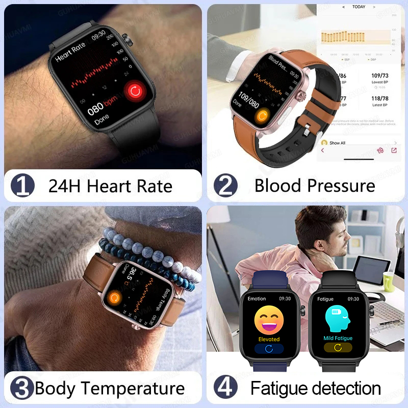 2025 New For XIAOM1 ECG+PPG Bl - Smartwatch Health Watches For Men incelemesi ve fiyatı