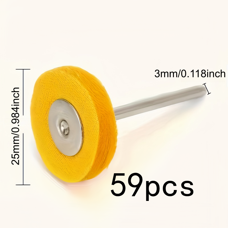 59Pcs 3mm Yellow Polishing Clo - Watch Polishing Cloth incelemesi ve fiyatı