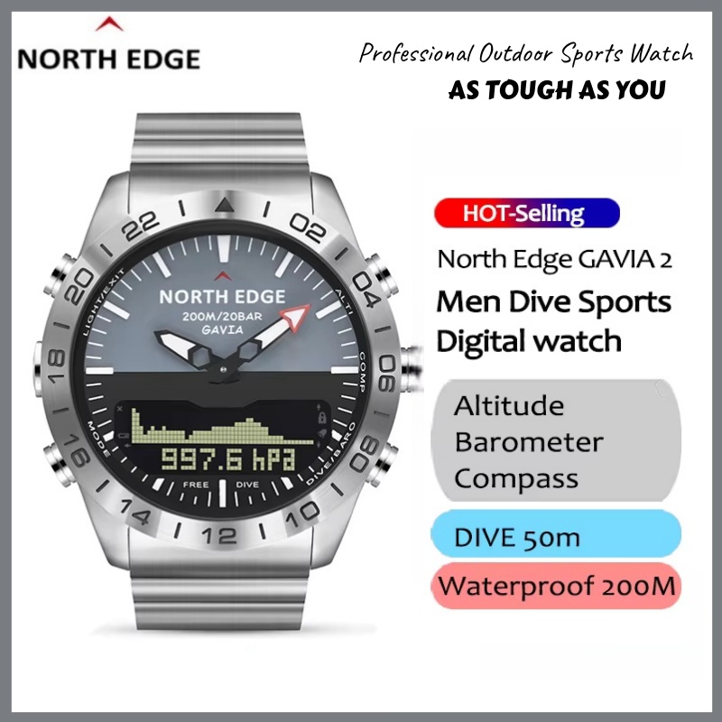 NORTH EDGE Luxury Men Smart Wa - Smartwatch Army Watches For Men incelemesi ve fiyatı