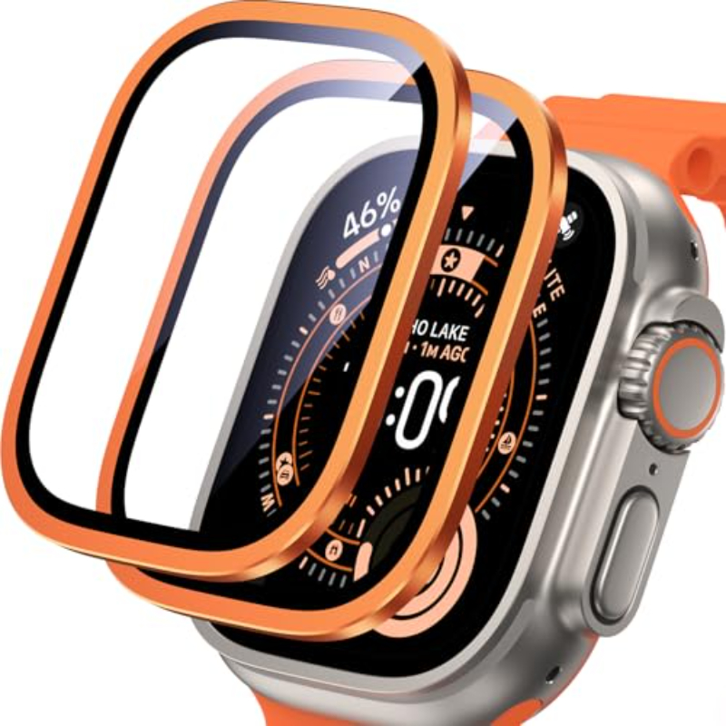 2PCS HD Metal Tempered Glass F - Smartwatch Watches For Men incelemesi ve fiyatı