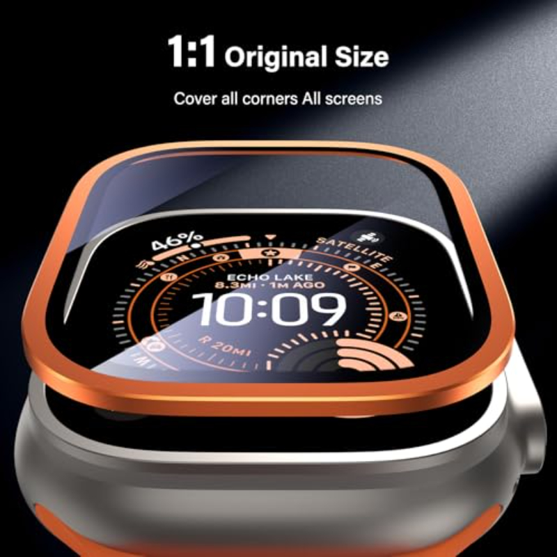 2PCS HD Metal Tempered Glass F - Smartwatch Watches For Men incelemesi ve fiyatı