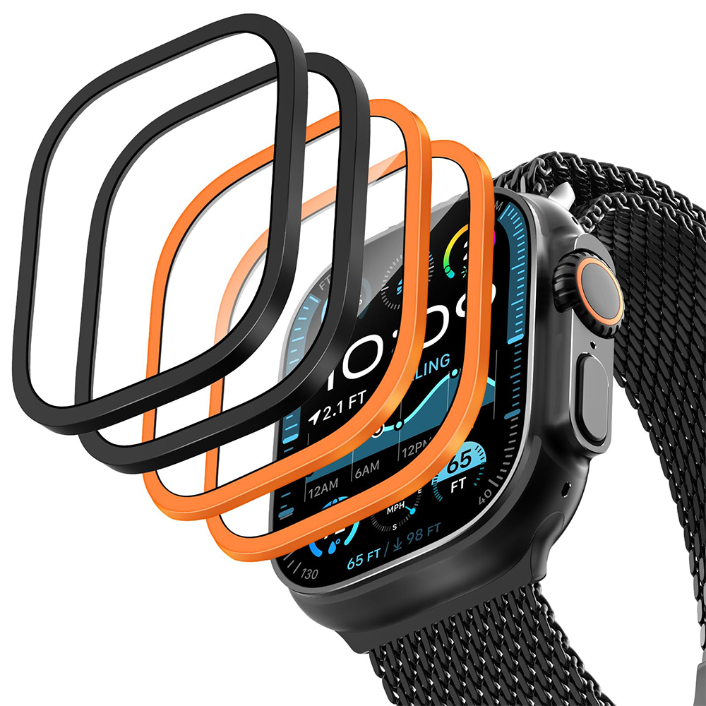 2PCS Titanium Metal Frame for  - Smartwatch Watches For Men incelemesi ve fiyatı