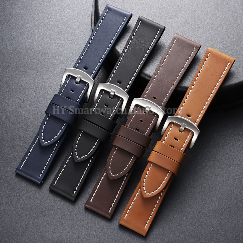 Vintage Leather Watch Band 18m - Smartwatch Army Watches For Men incelemesi ve fiyatı
