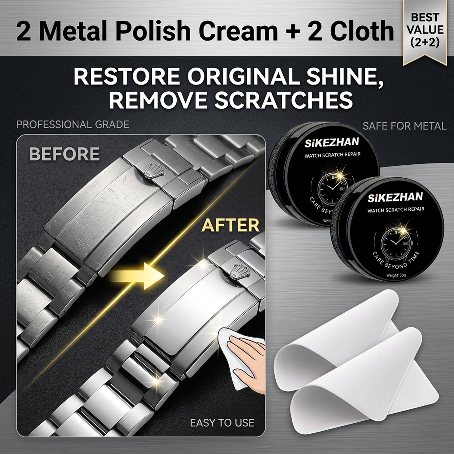 Expert Watch Polish Cream Scra - Watch Polishing Cloth incelemesi ve fiyatı