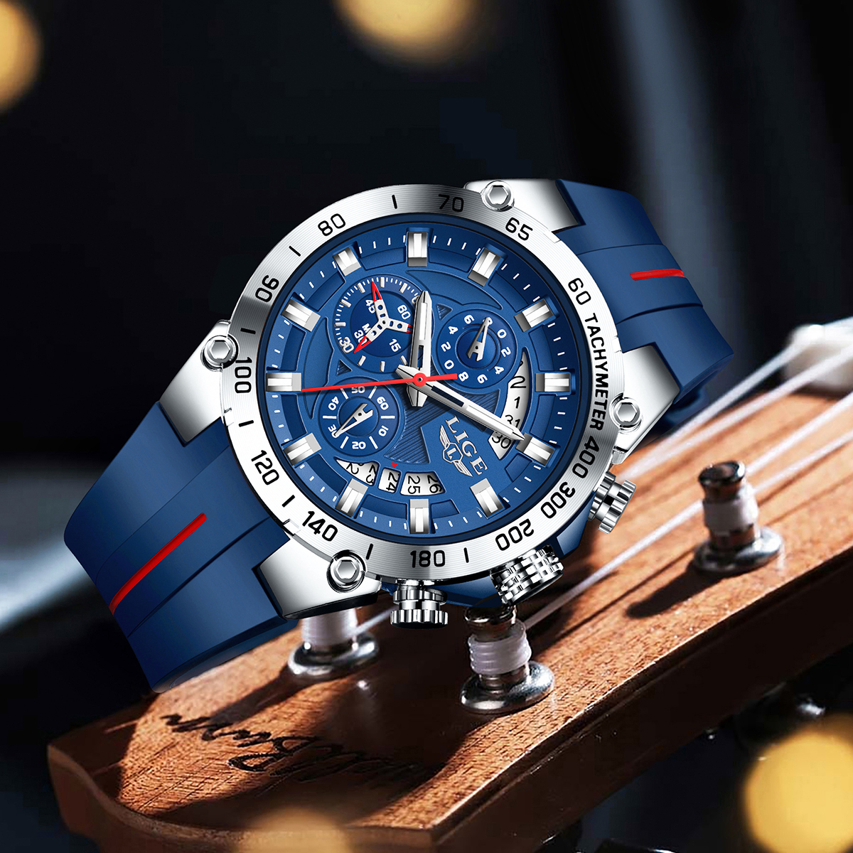 LIGE 2025 Brand Watch Men Sili - Smartwatch Army Watches For Men incelemesi ve fiyatı
