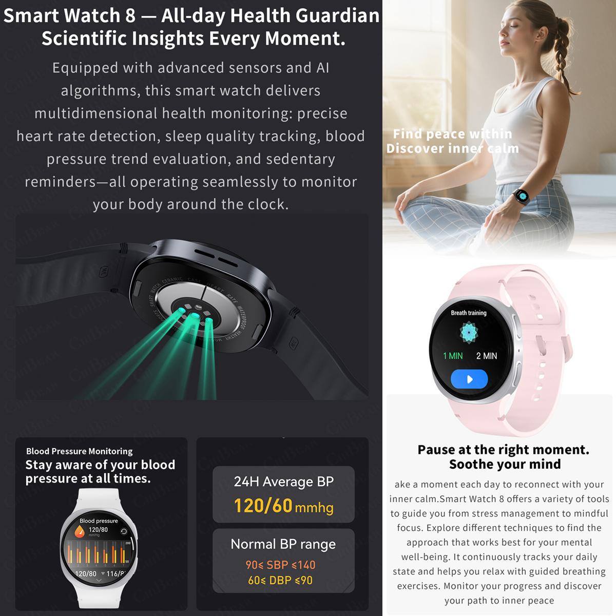 2026 New Watches 8 Mini GPS Tr - Smartwatch Health Watches For Men incelemesi ve fiyatı