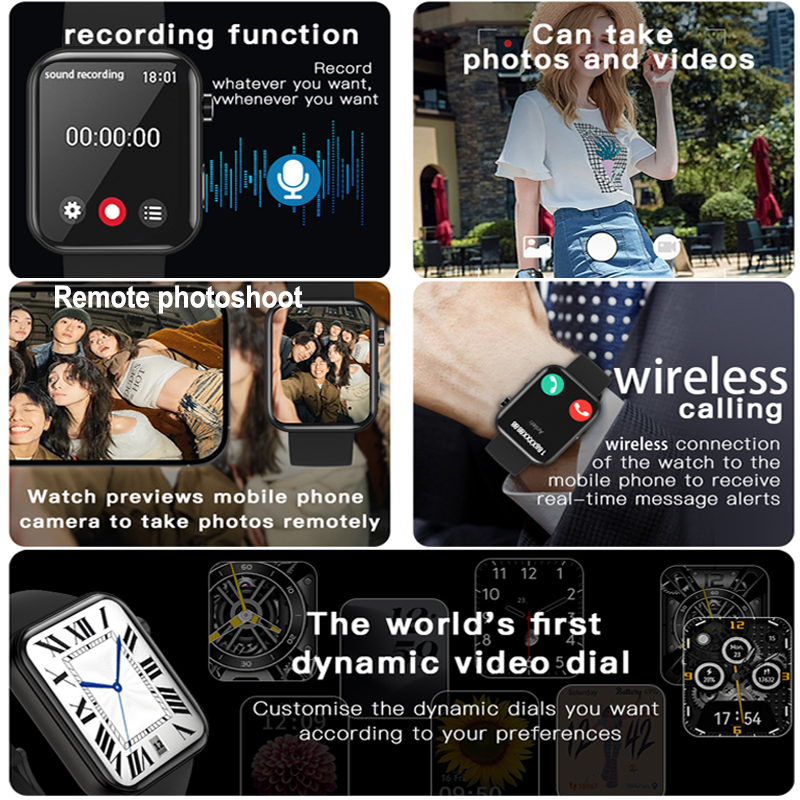 New Camera SmartWatch Men Wome - Smartwatch Health Watches For Men incelemesi ve fiyatı