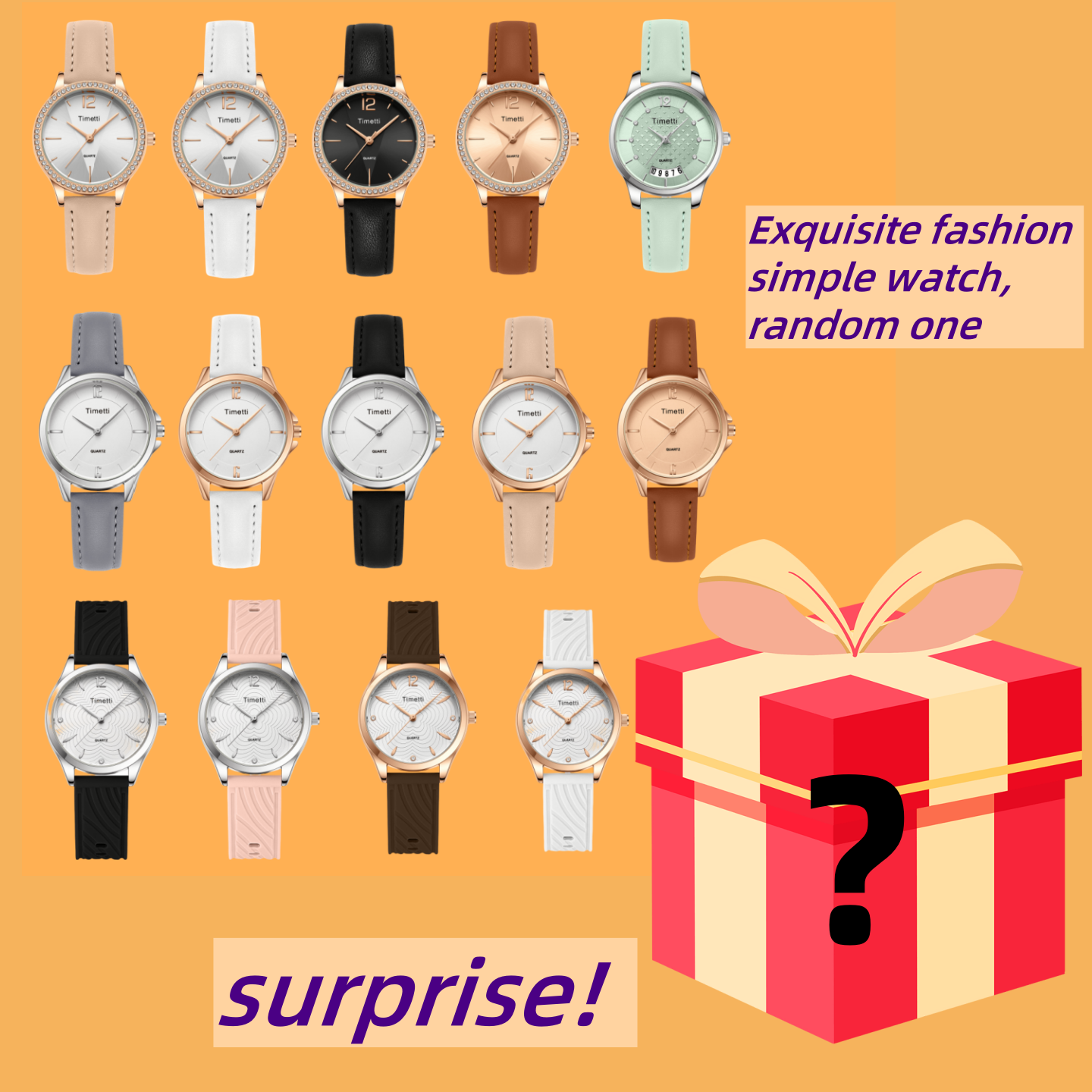 Surprise Mysterious Watch Blin - Leather Watch Strap incelemesi ve fiyatı