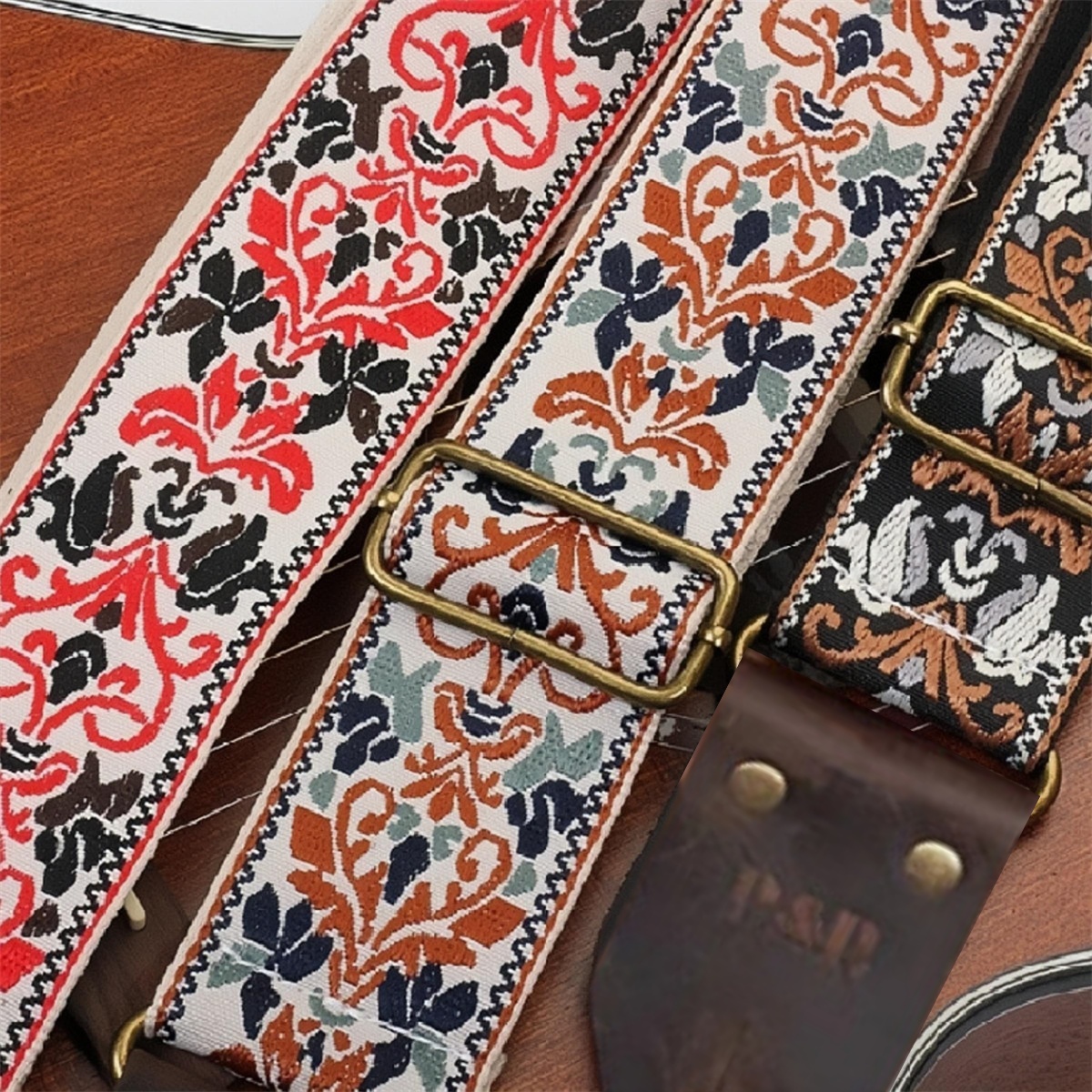 Miwayer Embroidered Guitar Str - Leather Watch Strap incelemesi ve fiyatı