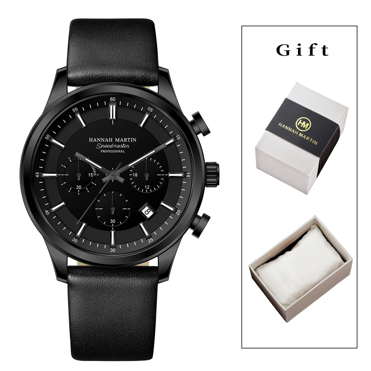 Hannah Martin Men Gift Box Men - Anti-Magnetic Watch incelemesi ve fiyatı