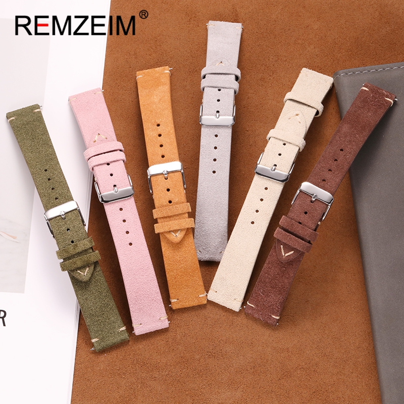 Suede Quick Release Leather Re - Smartwatch Vintage Watches For Women incelemesi ve fiyatı