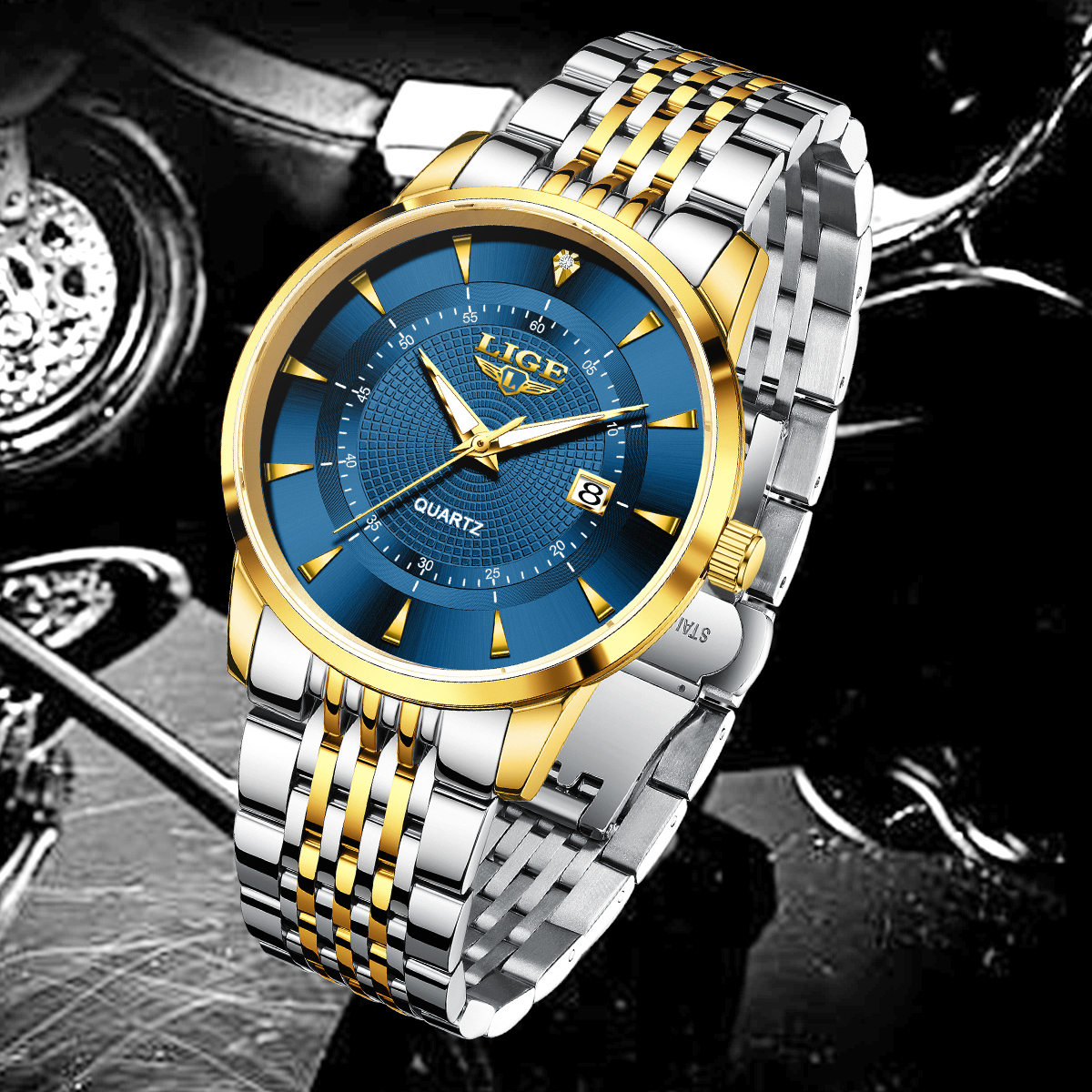 LIGE New 2025 Luxury Man Watch - Anti-Magnetic Watch incelemesi ve fiyatı