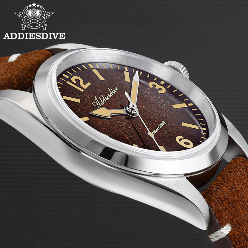 ADDIESDIVE 36MM 200M Waterproo - Leather Watch Strap incelemesi ve fiyatı