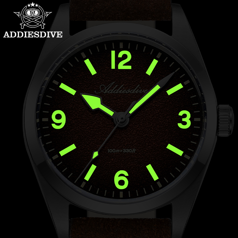 ADDIESDIVE 36MM 200M Waterproo - Leather Watch Strap incelemesi ve fiyatı