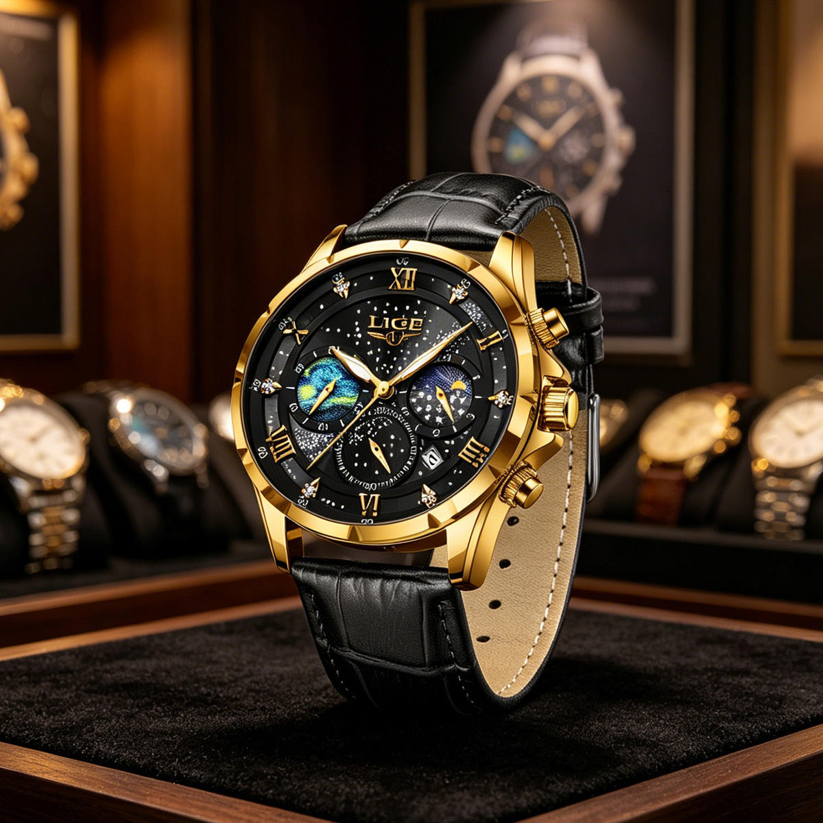 LIGE 2024 Top Luxury Brand Men - Smartwatch Army Watches For Men incelemesi ve fiyatı