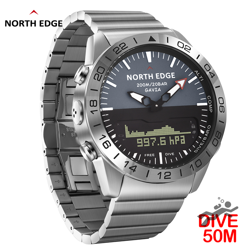 NORTH EDGE Mens Dive Watch Mil - Smartwatch Army Watches For Men incelemesi ve fiyatı