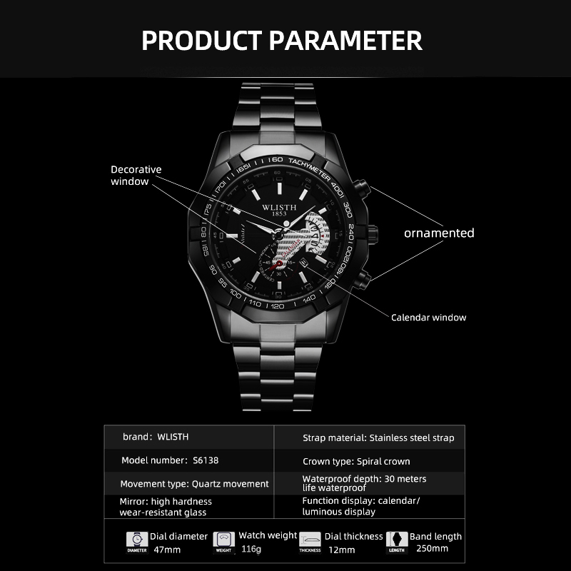 Luxury Brand Man Watch Waterpr - Smartwatch Branded Watches For Men incelemesi ve fiyatı