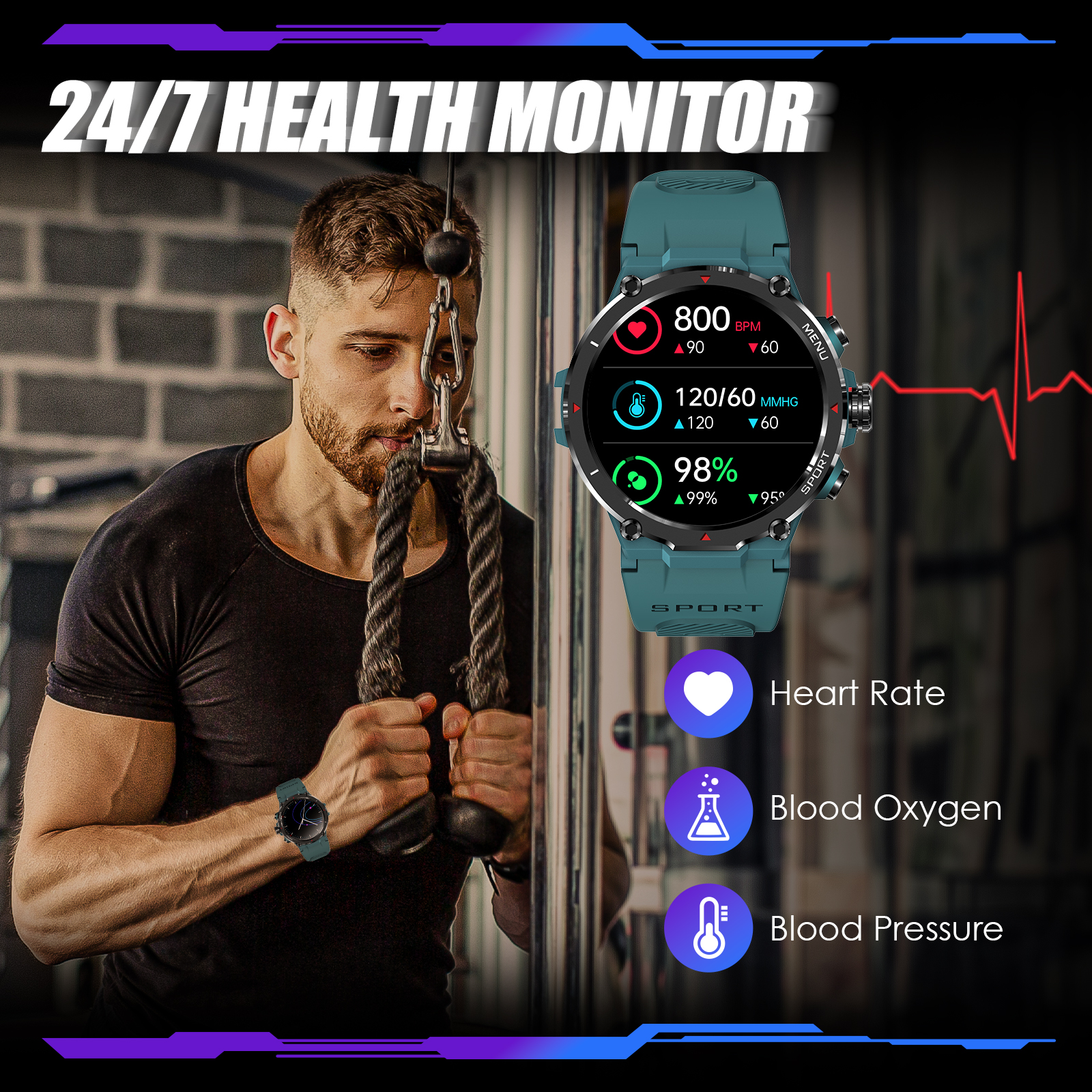 EIGIIS Military Smart Watch fo - Smartwatch Watches For Men incelemesi ve fiyatı