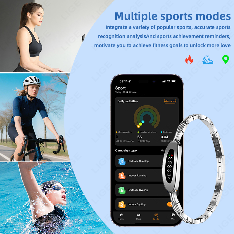 LIGE Women Smart Bracelet Hear - Couple Watches Smartwatch incelemesi ve fiyatı