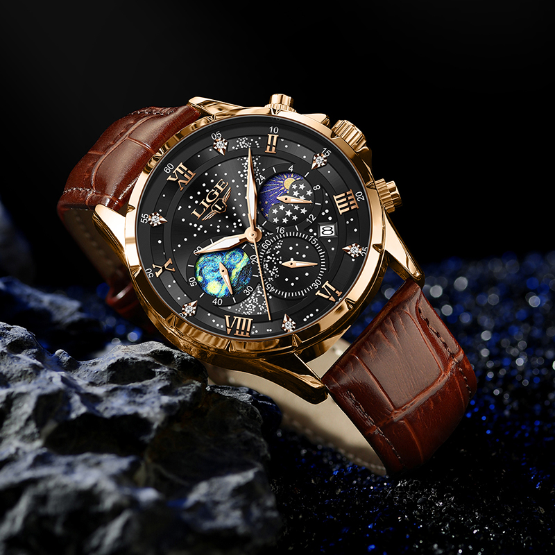 LIGE 2024 Top Luxury Brand Men - Smartwatch Army Watches For Men incelemesi ve fiyatı