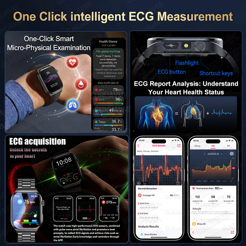 2026 New Accurate Diagnosis Sm - Smartwatch Health Watches For Men incelemesi ve fiyatı