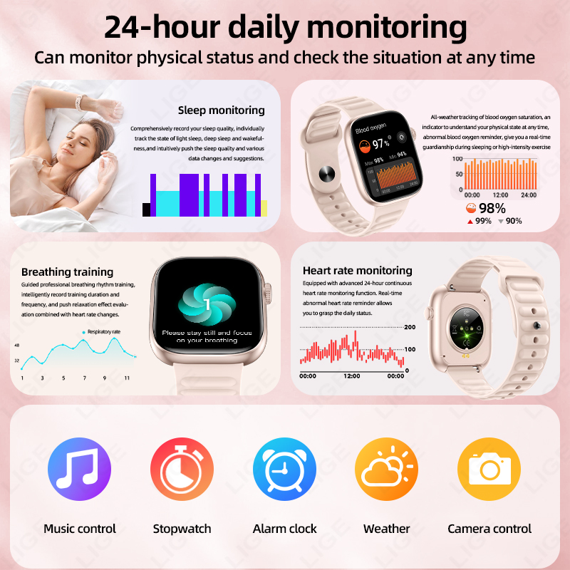 LIGE 2026 NEW Smart Watch Hear - Couple Watches Smartwatch incelemesi ve fiyatı