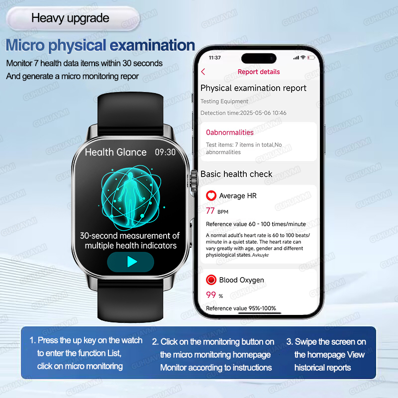 2026 Original Men Health Accur - Smartwatch Health Watches For Men incelemesi ve fiyatı