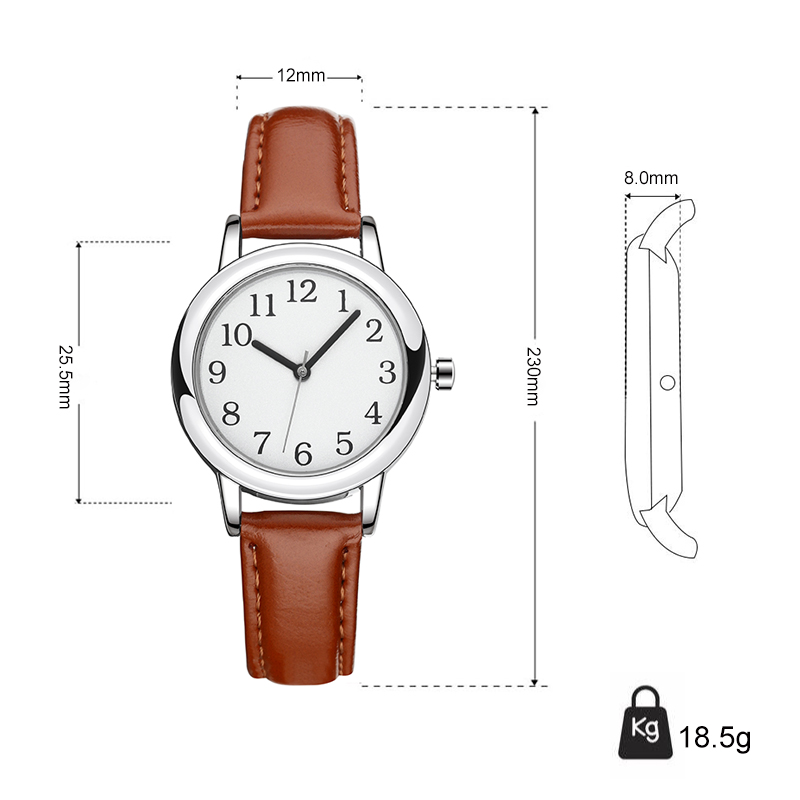 White Strap Slim Custom Women  - Leather Watch Strap incelemesi ve fiyatı