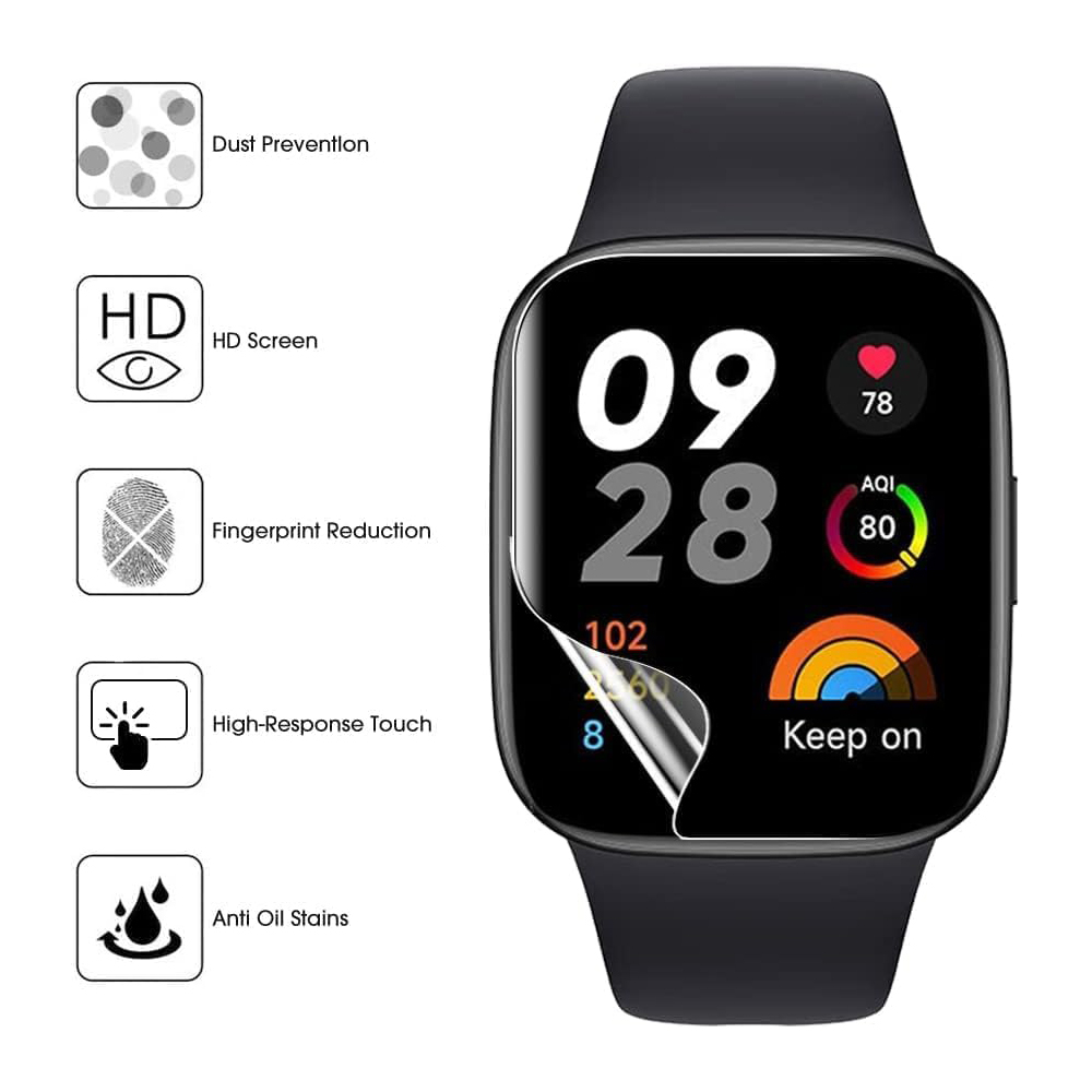 3/6pcs Hydrogel Protective Fil - Watch Redmi incelemesi ve fiyatı
