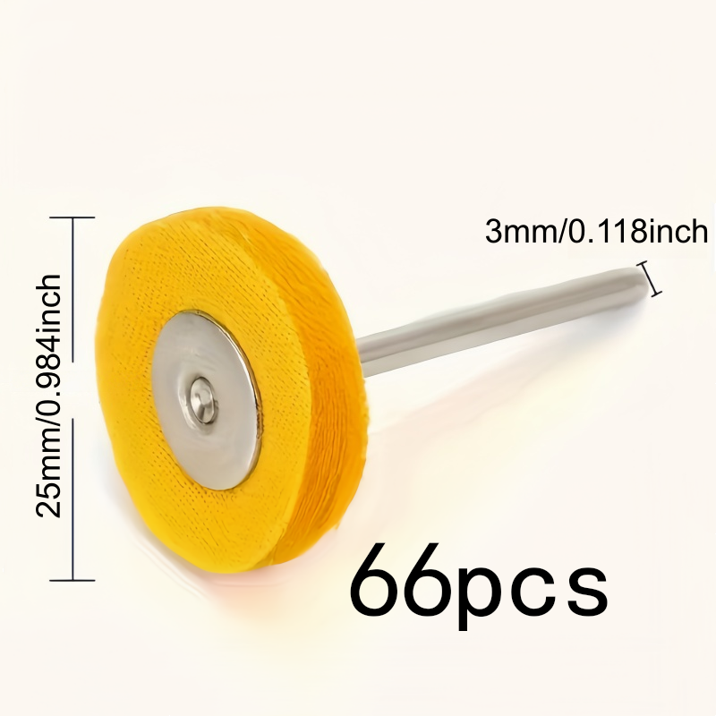 66Pcs 3mm Yellow Polishing Clo - Watch Polishing Cloth incelemesi ve fiyatı
