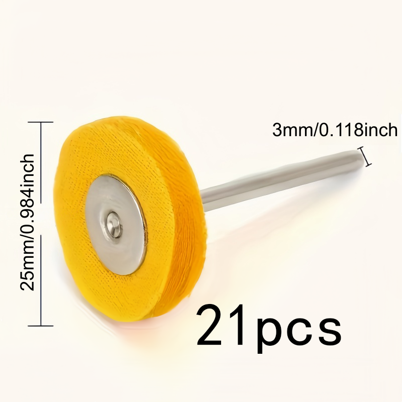 21Pcs 3mm Yellow Polishing Clo - Watch Polishing Cloth incelemesi ve fiyatı