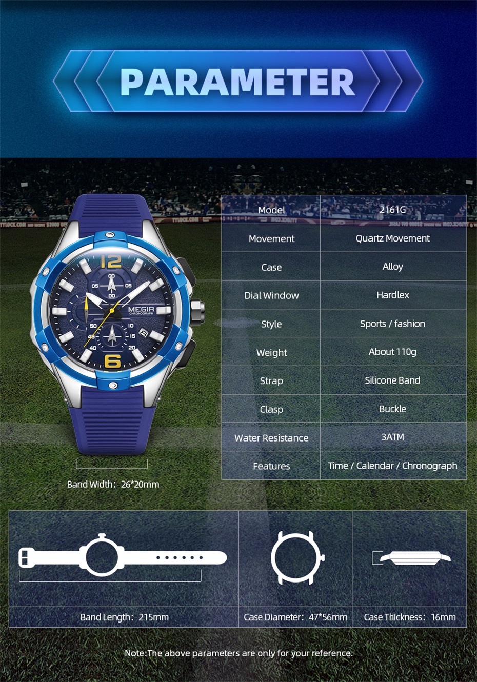 MEIGR Men's Sports Chronograph - Smartwatch Army Watches For Men incelemesi ve fiyatı