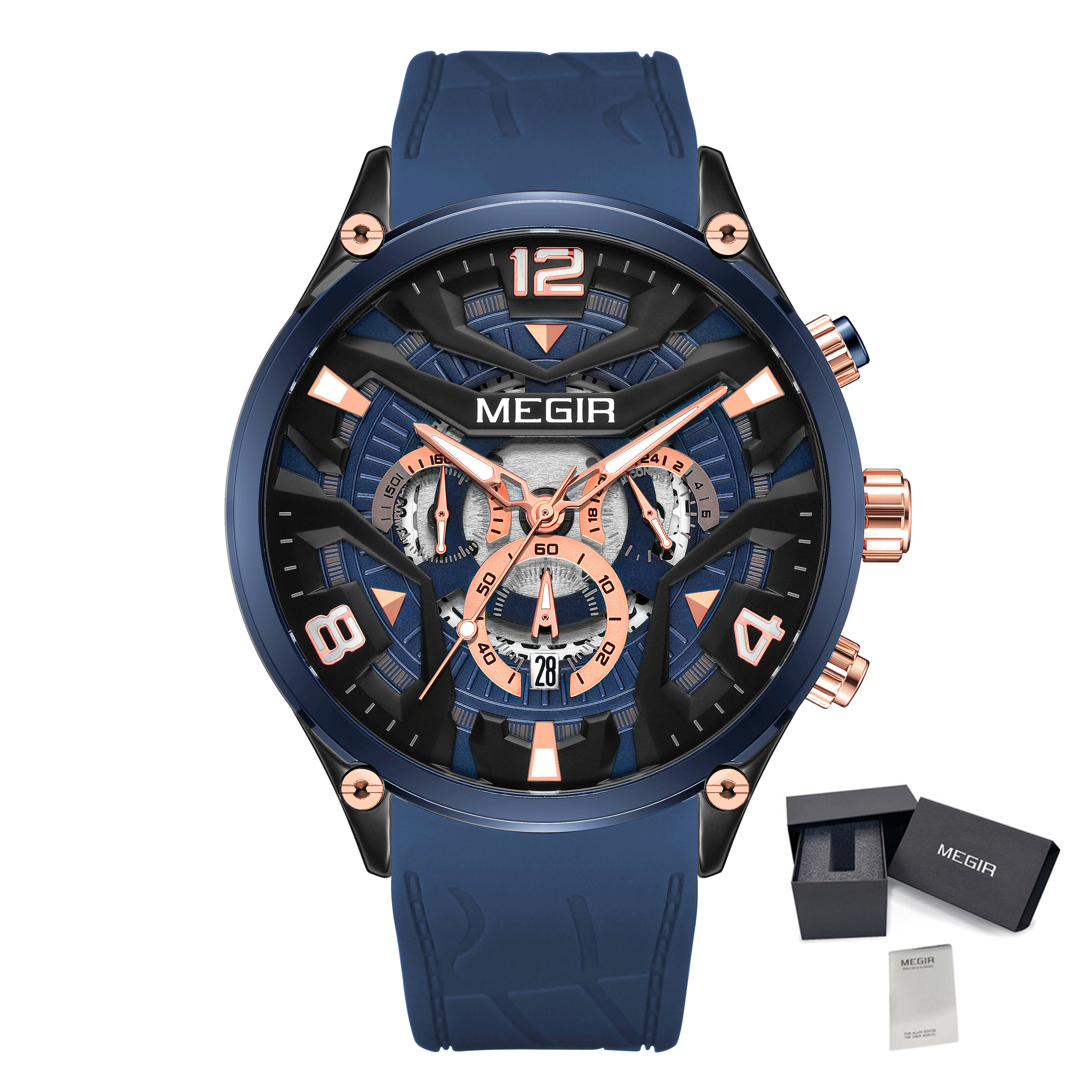 MEGIR Men's Sports Chronograph - Smartwatch Army Watches For Men incelemesi ve fiyatı