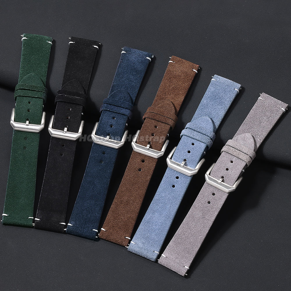 20mm 22mm Soft Suede Leather W - Smartwatch Vintage Watches For Women incelemesi ve fiyatı