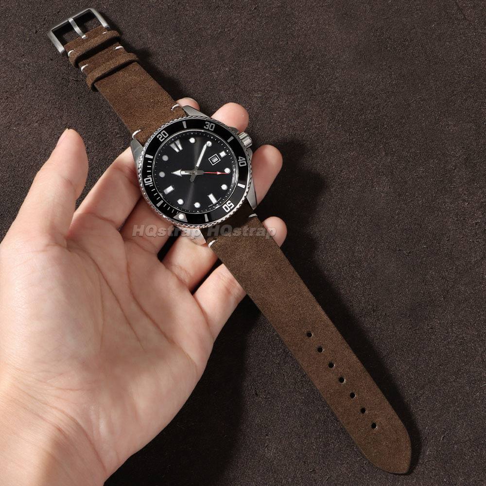 20mm 22mm Soft Suede Leather W - Smartwatch Vintage Watches For Women incelemesi ve fiyatı