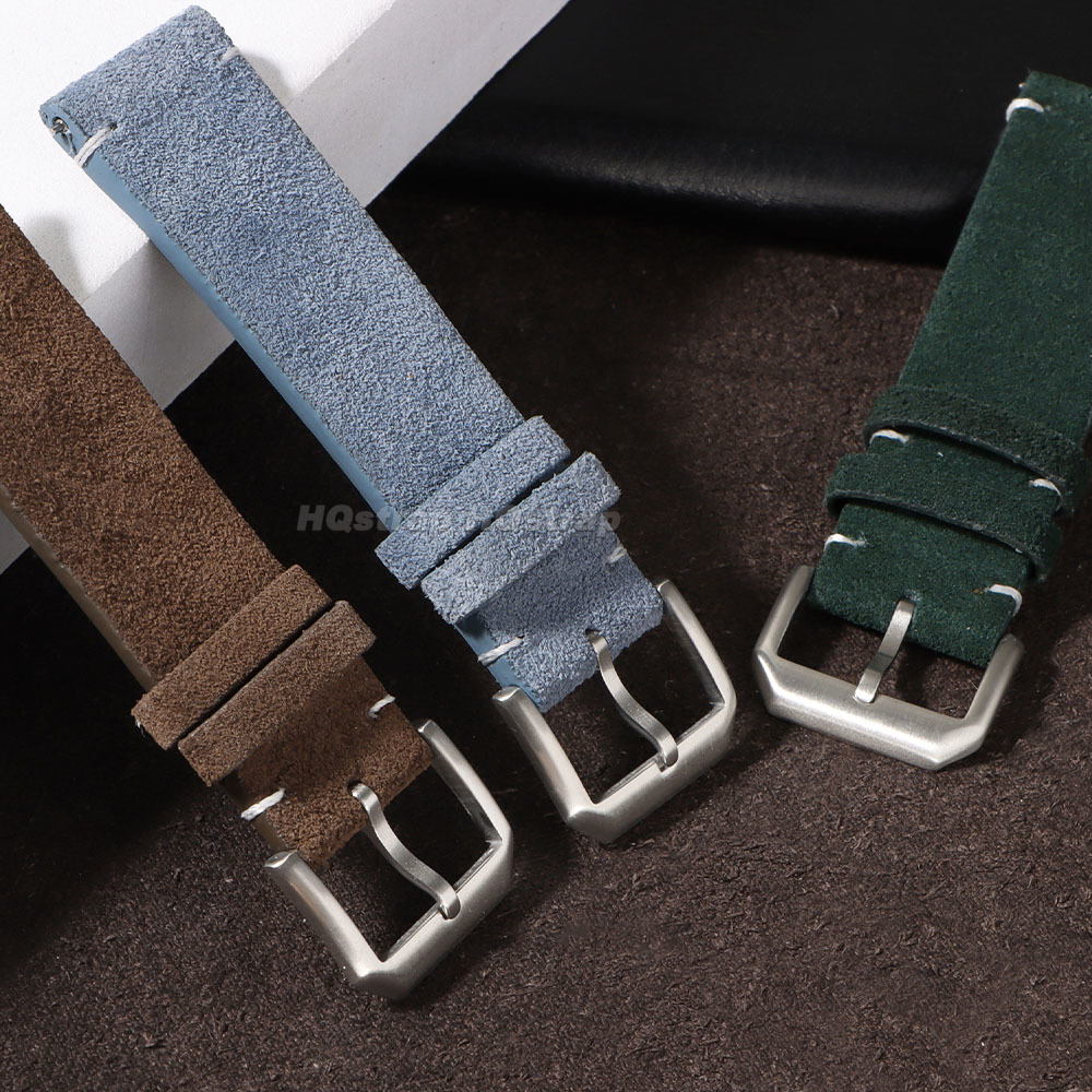 20mm 22mm Soft Suede Leather W - Smartwatch Vintage Watches For Women incelemesi ve fiyatı
