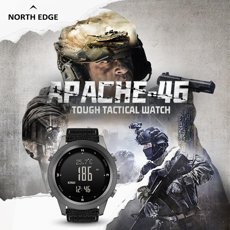 APACHE-Waterproof Digital Watc - Smartwatch Army Watches For Men incelemesi ve fiyatı