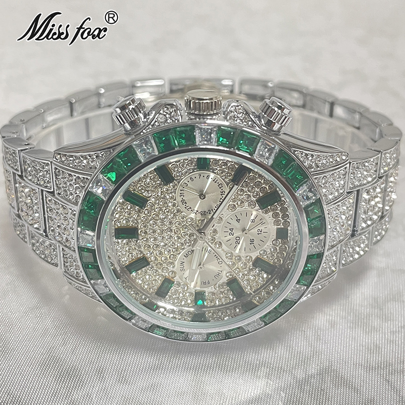 Luxury Brand MISSFOX Sliver Gr - Smartwatch Branded Watches For Men incelemesi ve fiyatı