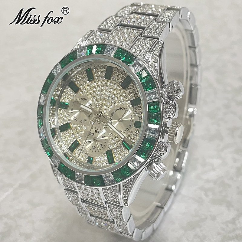 Luxury Brand MISSFOX Sliver Gr - Smartwatch Branded Watches For Men incelemesi ve fiyatı