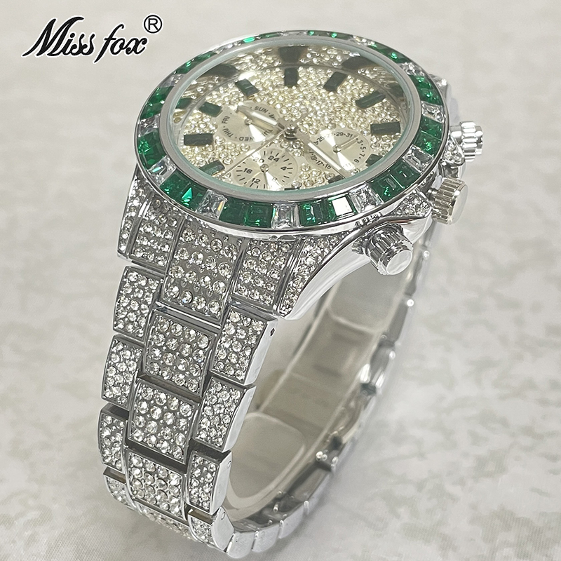 Luxury Brand MISSFOX Sliver Gr - Smartwatch Branded Watches For Men incelemesi ve fiyatı