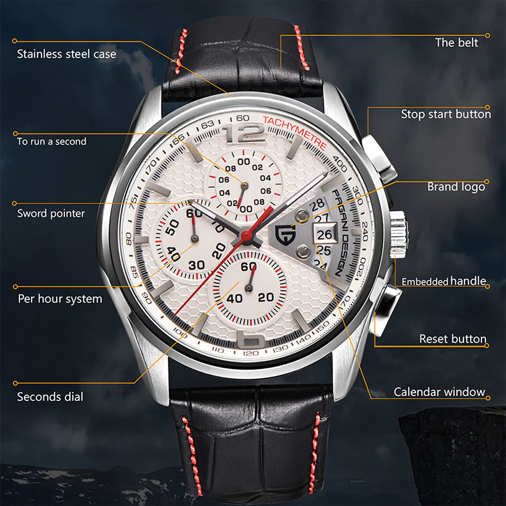 PAGANI DESIGN New PD-3306 Chro - Anti-Magnetic Watch incelemesi ve fiyatı