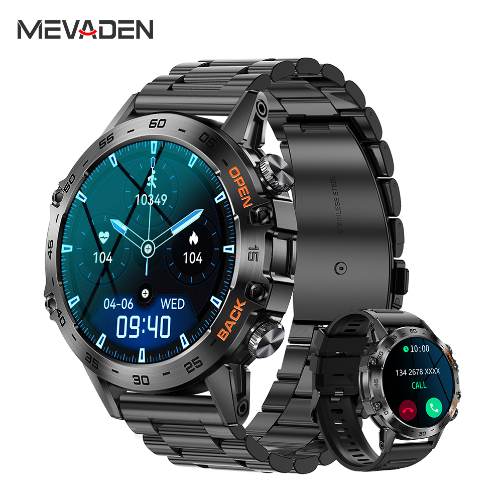 MEVADEN Steel 1.39 inch Men Lu - Smartwatch Health Watches For Men incelemesi ve fiyatı