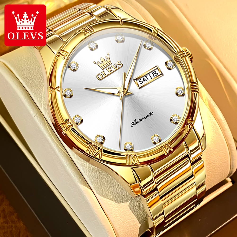 OLEVS Men's Watches Luxury Cas - Anti-Magnetic Watch incelemesi ve fiyatı